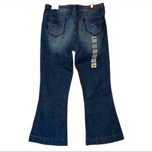 NWT ROCK & ROLL MIDRISE DENIM JEAN TROUSERS SZ 33/32 WOMENS